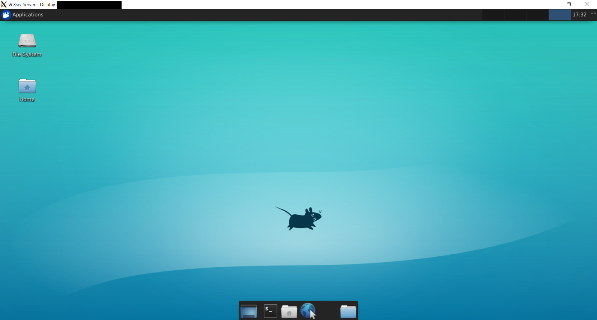 Xfce 4 running under Windows Subsystem for Linux