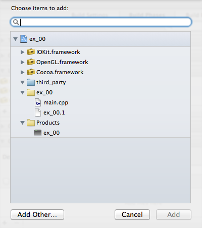 Xcode add assets to the build directory 3