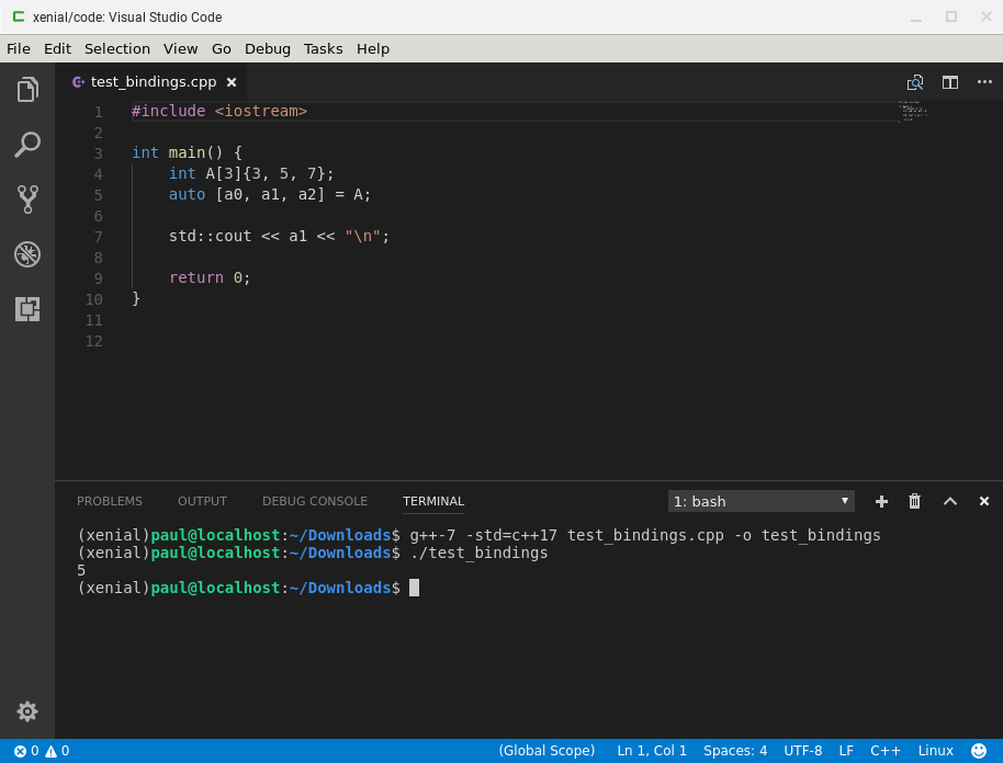 visual studio code chromebook linux app