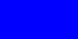 Red filled rectangle on blue background