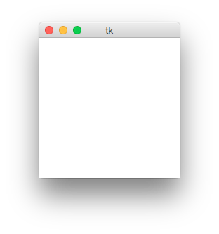 Simple Tkinter window